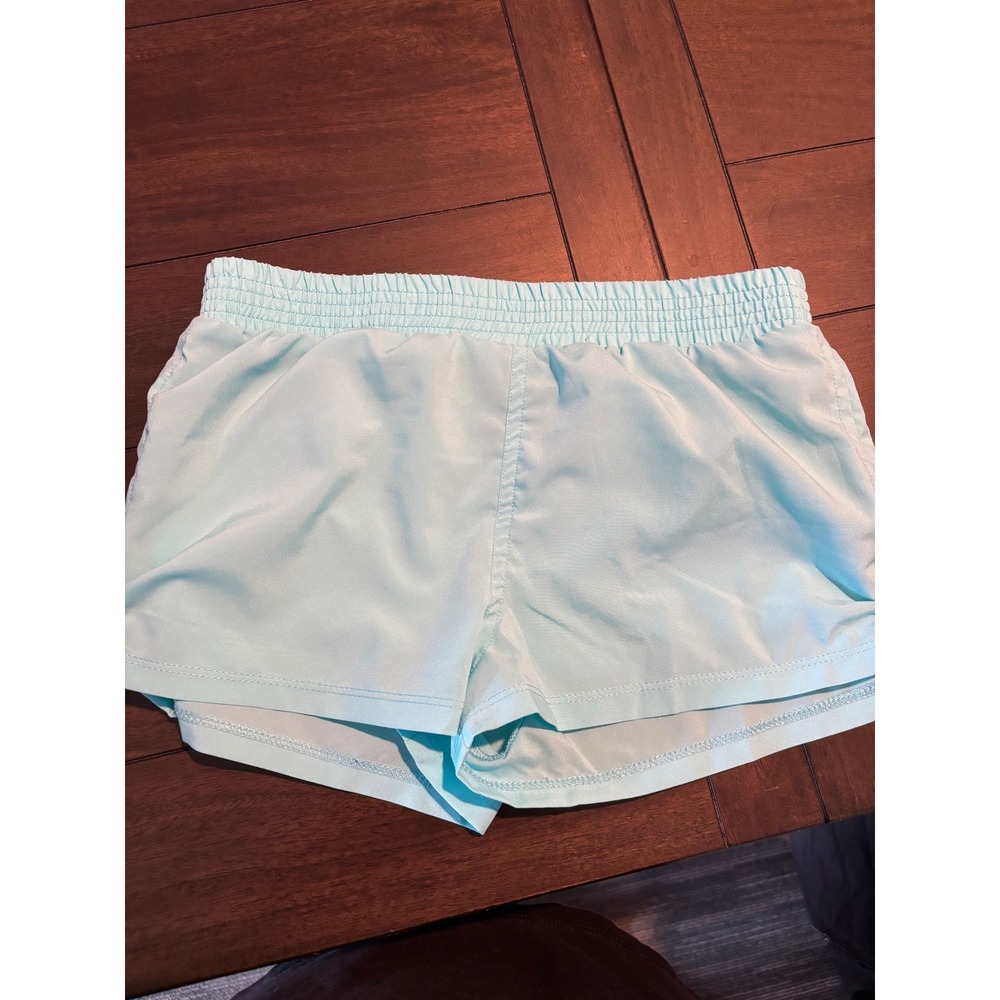 ZeroXposur Girls Aqua Blue Swim Shorts Board Shorts Size 10/12 Elastic Waist